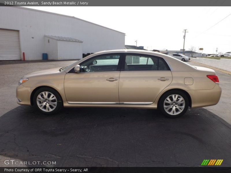 Sandy Beach Metallic / Ivory 2012 Toyota Avalon