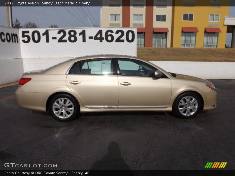Sandy Beach Metallic / Ivory 2012 Toyota Avalon