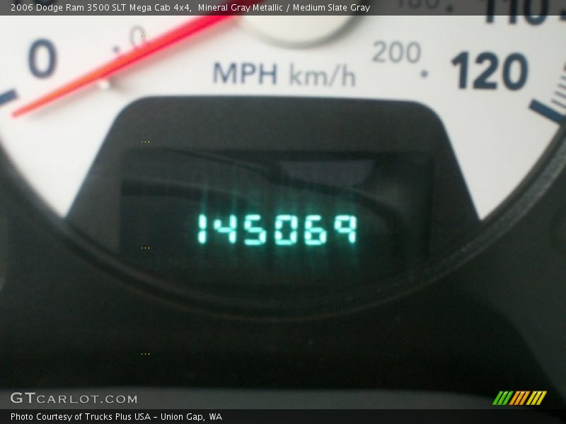 Mineral Gray Metallic / Medium Slate Gray 2006 Dodge Ram 3500 SLT Mega Cab 4x4