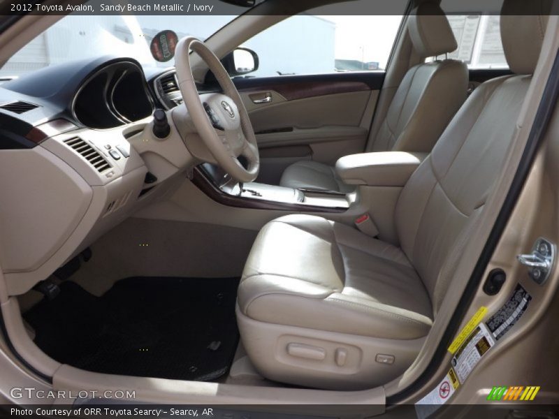 Sandy Beach Metallic / Ivory 2012 Toyota Avalon
