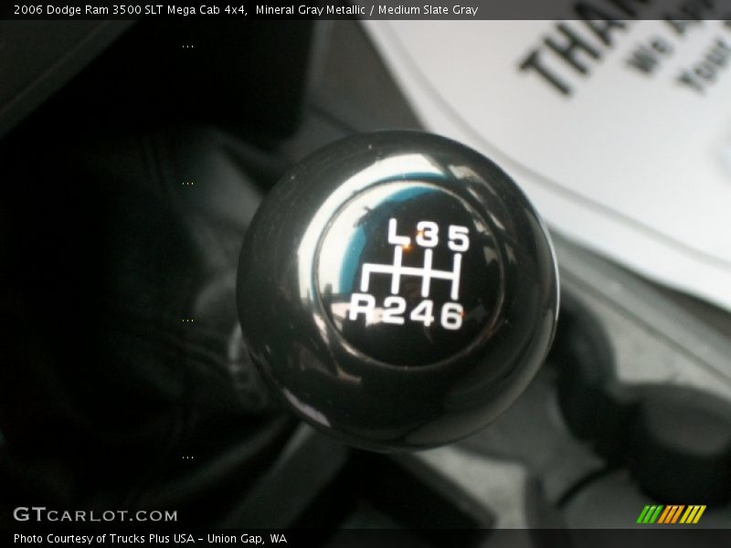  2006 Ram 3500 SLT Mega Cab 4x4 6 Speed Manual Shifter