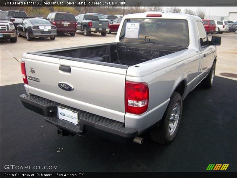 Silver Metallic / Medium Dark Flint 2010 Ford Ranger XL Regular Cab