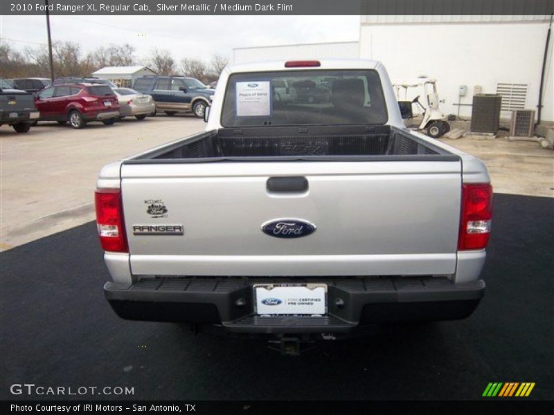 Silver Metallic / Medium Dark Flint 2010 Ford Ranger XL Regular Cab