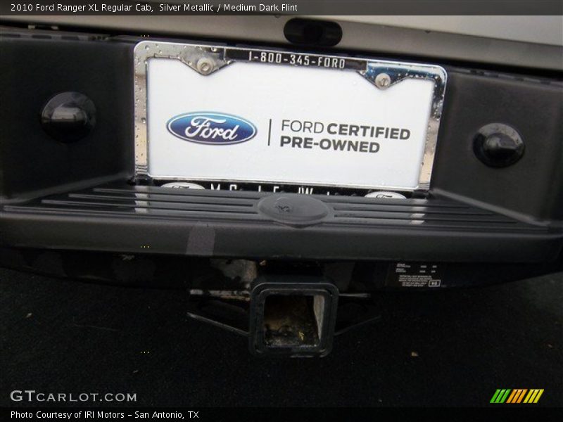 Silver Metallic / Medium Dark Flint 2010 Ford Ranger XL Regular Cab