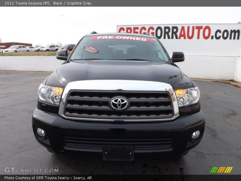 Black / Graphite Gray 2012 Toyota Sequoia SR5