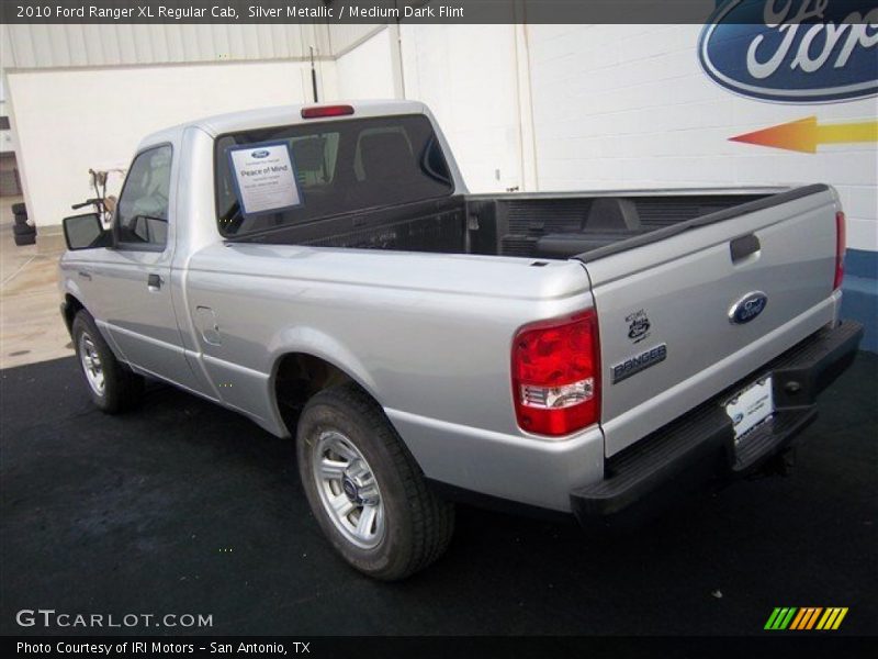 Silver Metallic / Medium Dark Flint 2010 Ford Ranger XL Regular Cab