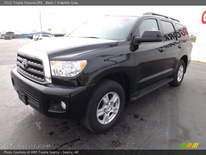 Black / Graphite Gray 2012 Toyota Sequoia SR5