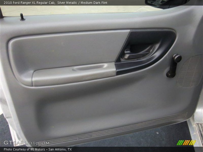 Silver Metallic / Medium Dark Flint 2010 Ford Ranger XL Regular Cab