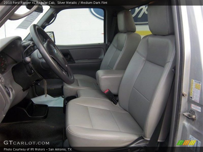Silver Metallic / Medium Dark Flint 2010 Ford Ranger XL Regular Cab