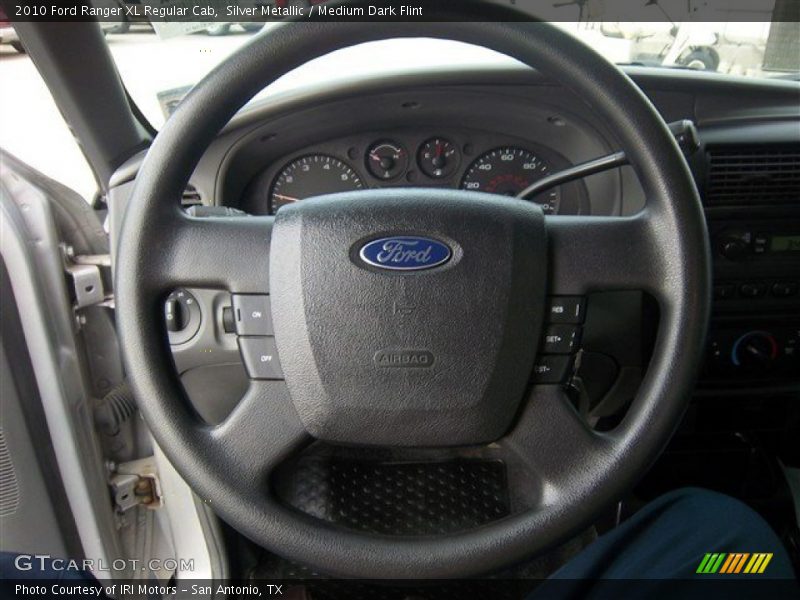 Silver Metallic / Medium Dark Flint 2010 Ford Ranger XL Regular Cab