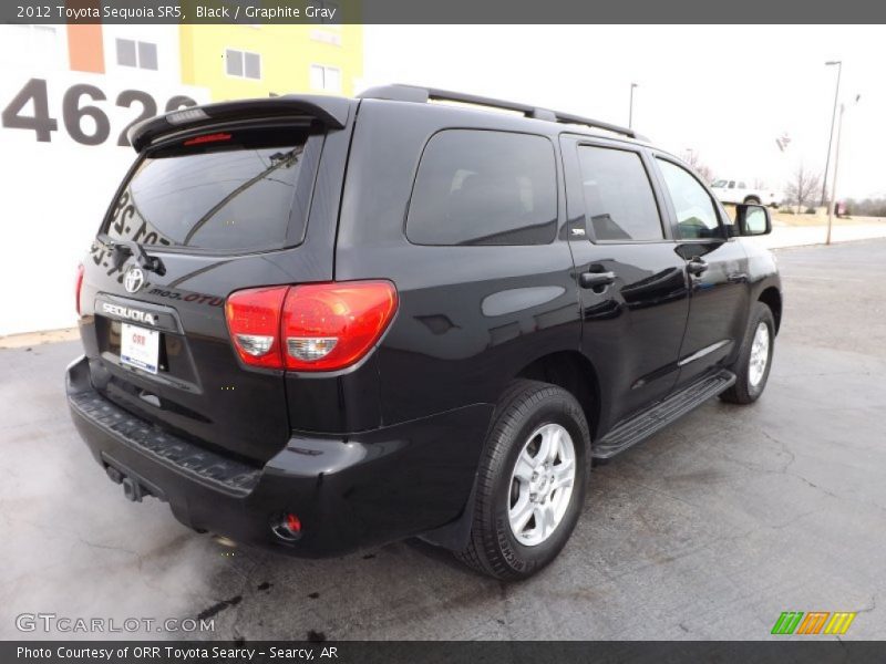 Black / Graphite Gray 2012 Toyota Sequoia SR5