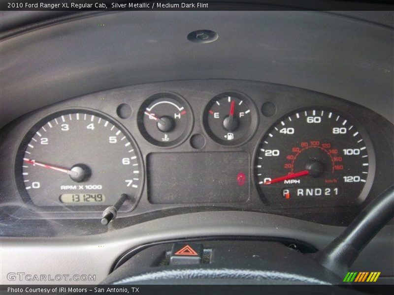 Silver Metallic / Medium Dark Flint 2010 Ford Ranger XL Regular Cab