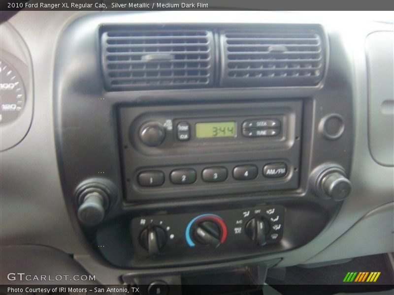 Silver Metallic / Medium Dark Flint 2010 Ford Ranger XL Regular Cab