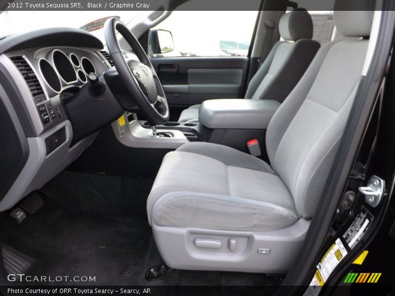  2012 Sequoia SR5 Graphite Gray Interior