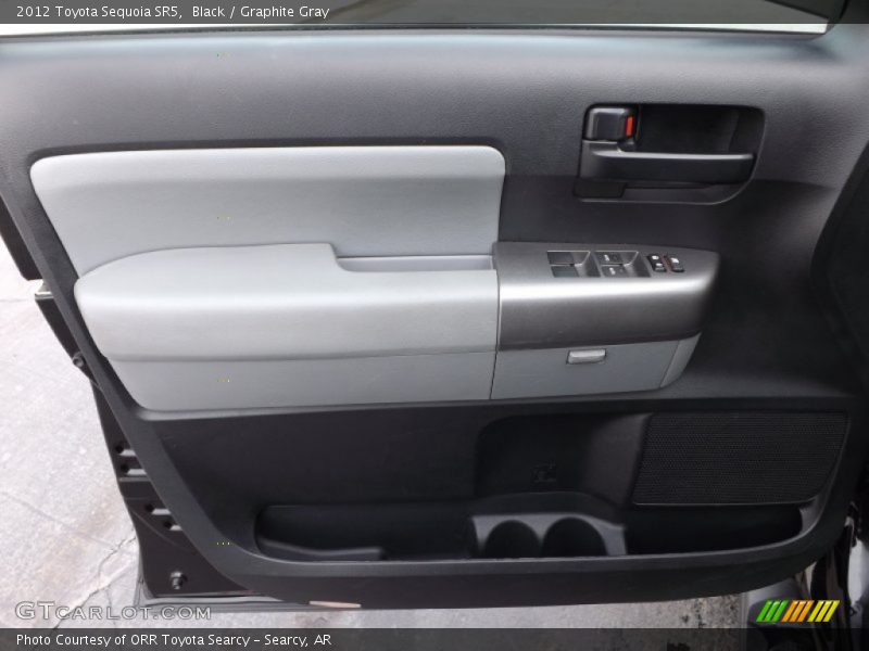 Black / Graphite Gray 2012 Toyota Sequoia SR5