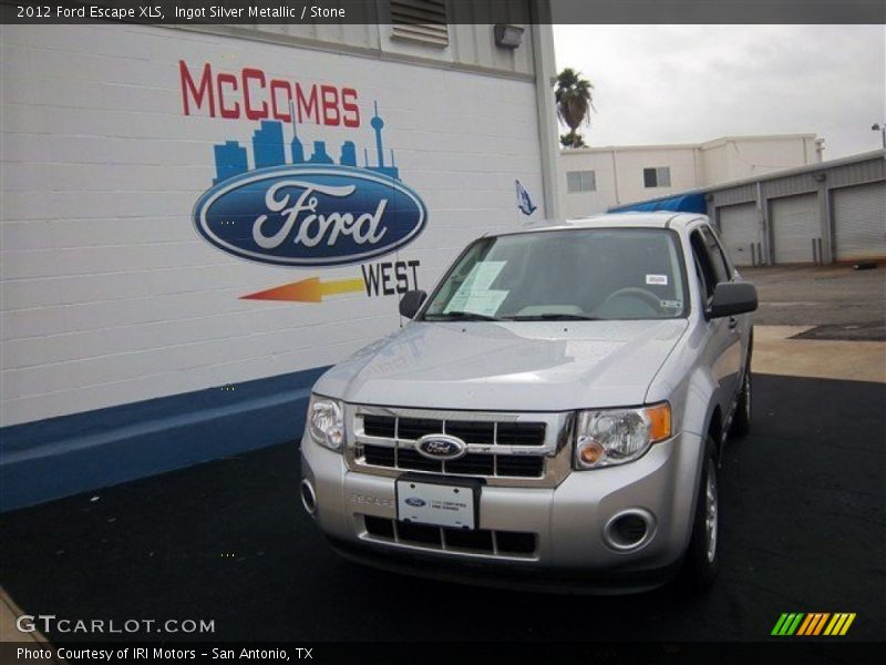 Ingot Silver Metallic / Stone 2012 Ford Escape XLS