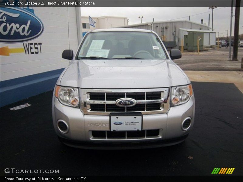 Ingot Silver Metallic / Stone 2012 Ford Escape XLS
