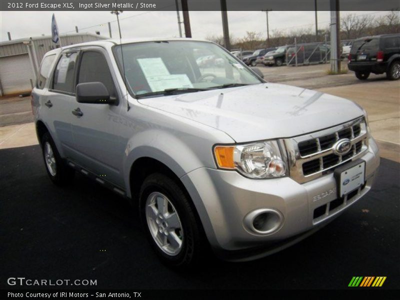 Ingot Silver Metallic / Stone 2012 Ford Escape XLS