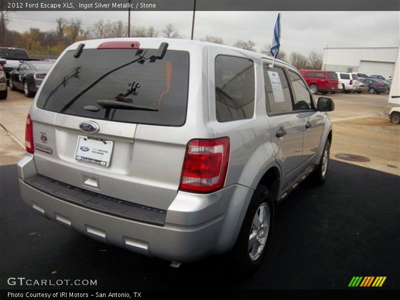 Ingot Silver Metallic / Stone 2012 Ford Escape XLS