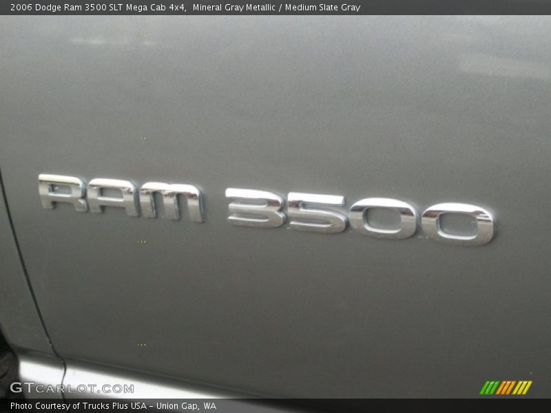 Mineral Gray Metallic / Medium Slate Gray 2006 Dodge Ram 3500 SLT Mega Cab 4x4