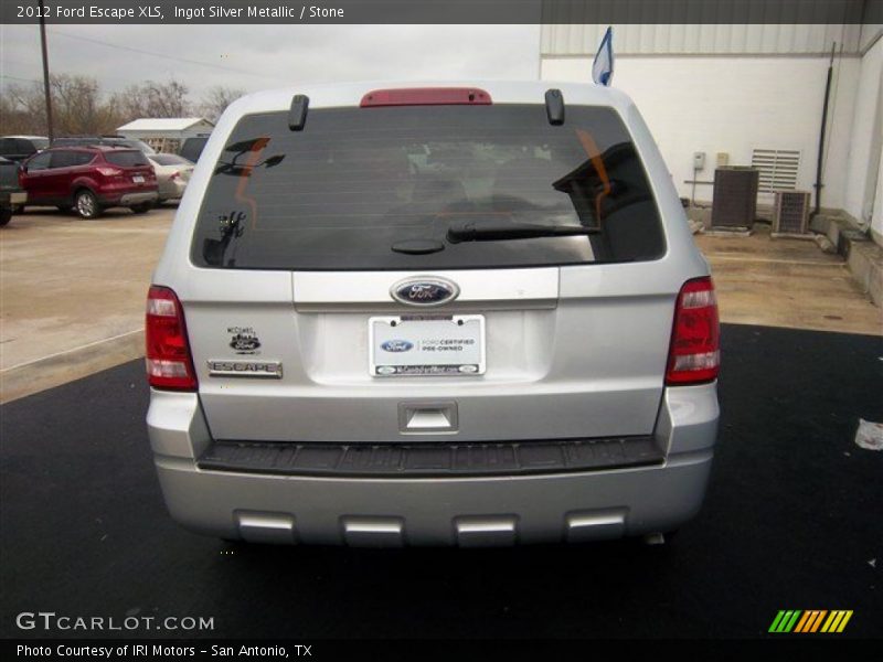 Ingot Silver Metallic / Stone 2012 Ford Escape XLS