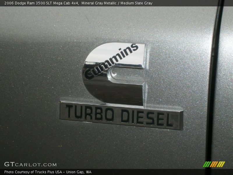 Mineral Gray Metallic / Medium Slate Gray 2006 Dodge Ram 3500 SLT Mega Cab 4x4