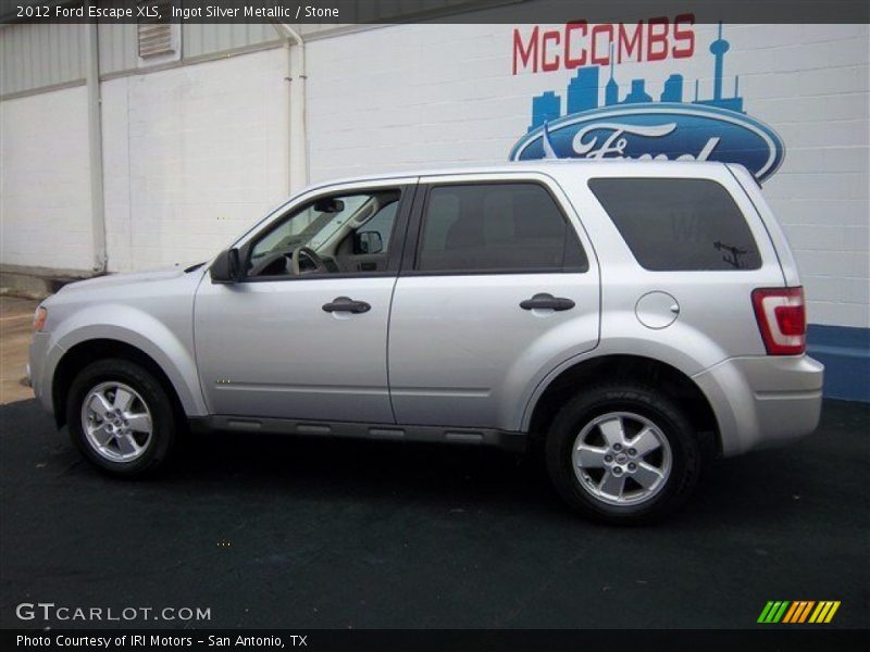Ingot Silver Metallic / Stone 2012 Ford Escape XLS