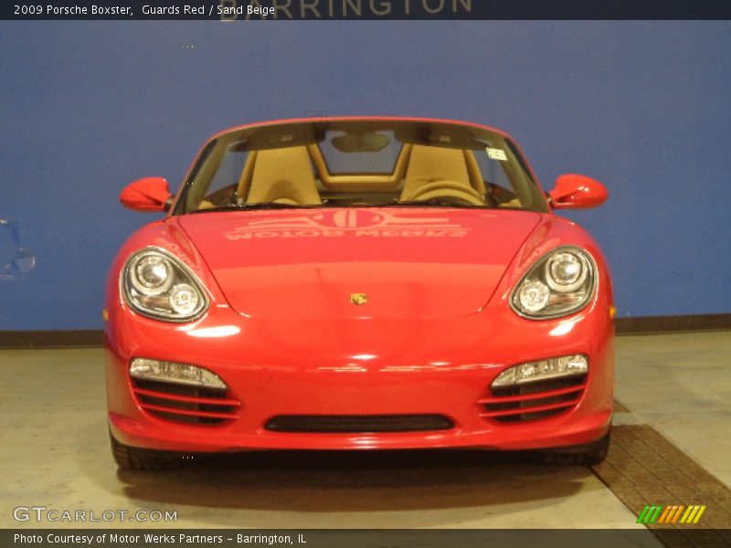 Guards Red / Sand Beige 2009 Porsche Boxster