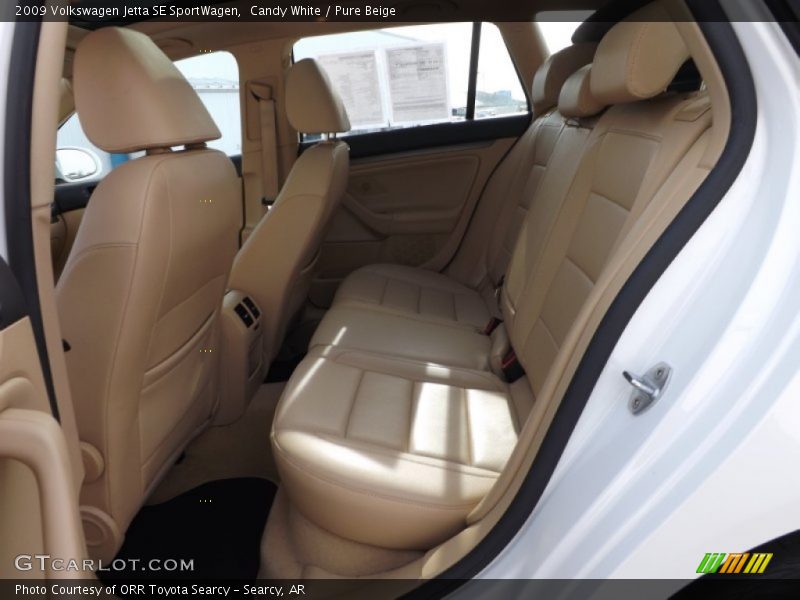 Candy White / Pure Beige 2009 Volkswagen Jetta SE SportWagen