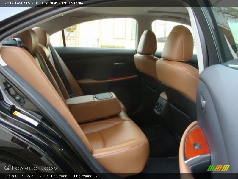Obsidian Black / Saddle 2012 Lexus ES 350