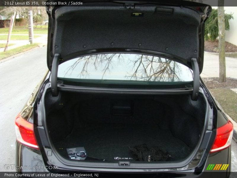 Obsidian Black / Saddle 2012 Lexus ES 350