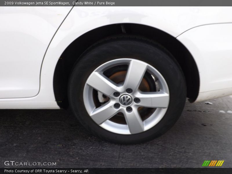 Candy White / Pure Beige 2009 Volkswagen Jetta SE SportWagen