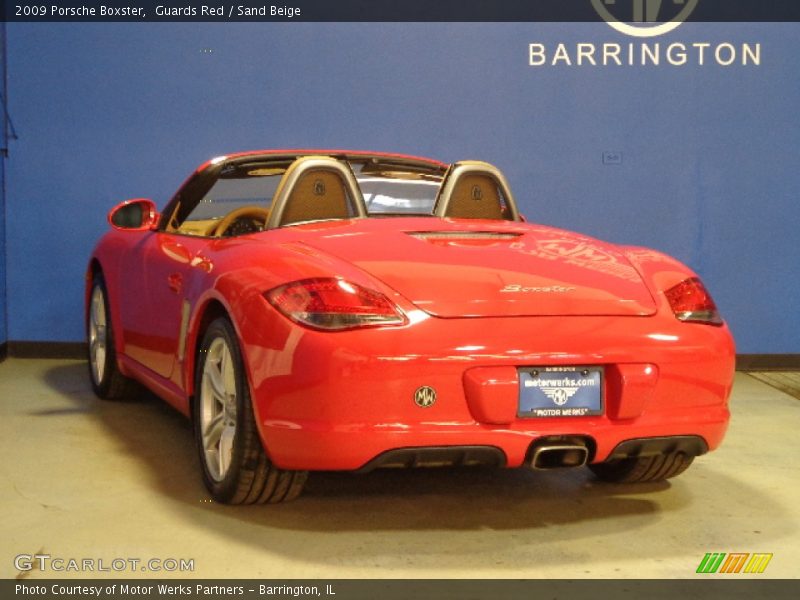 Guards Red / Sand Beige 2009 Porsche Boxster
