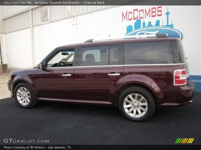 Bordeaux Reserve Red Metallic / Charcoal Black 2011 Ford Flex SEL