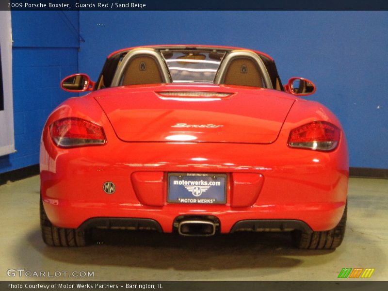 Guards Red / Sand Beige 2009 Porsche Boxster