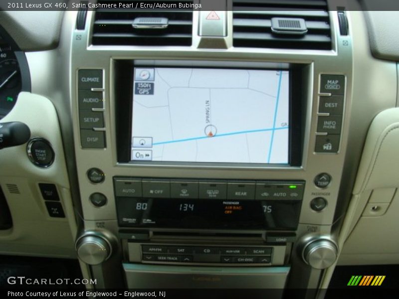 Satin Cashmere Pearl / Ecru/Auburn Bubinga 2011 Lexus GX 460
