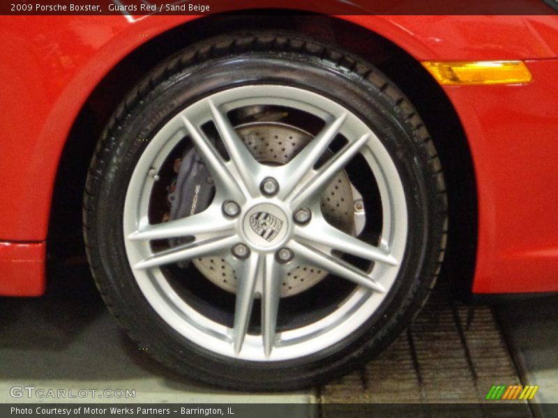 Guards Red / Sand Beige 2009 Porsche Boxster