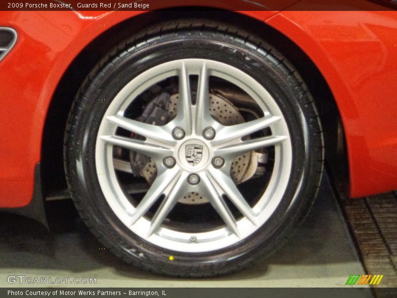 Guards Red / Sand Beige 2009 Porsche Boxster