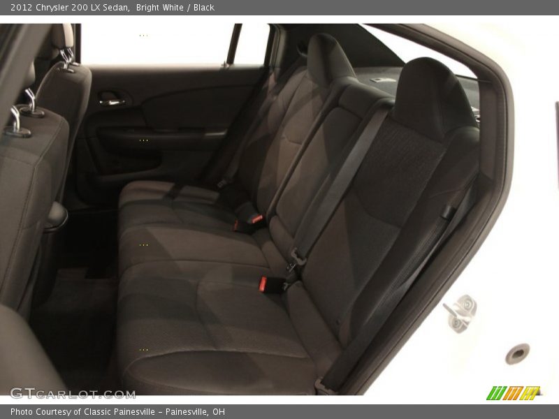 Bright White / Black 2012 Chrysler 200 LX Sedan