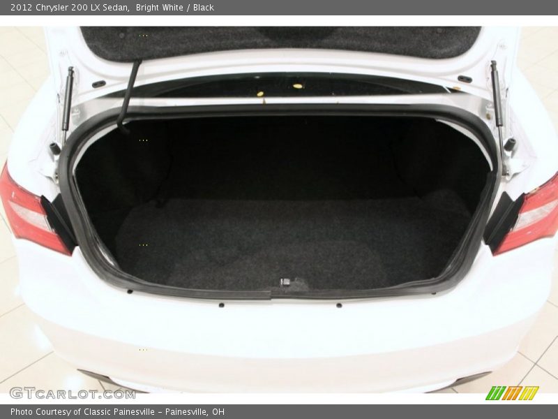 Bright White / Black 2012 Chrysler 200 LX Sedan