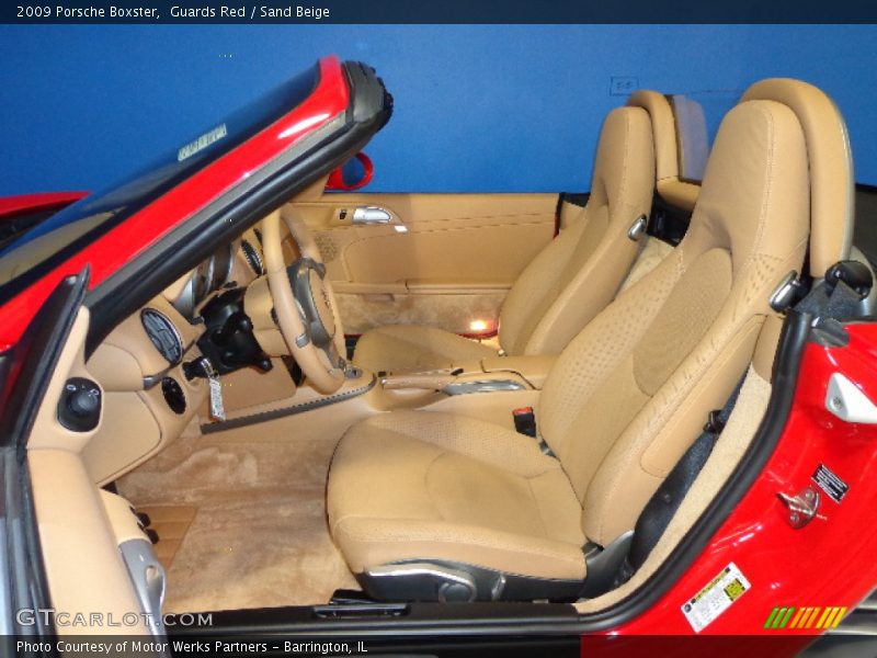 Front Seat of 2009 Boxster 