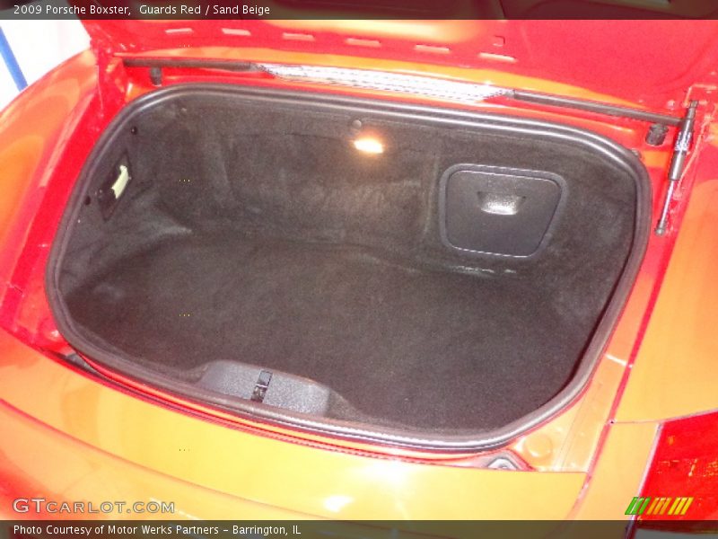 Guards Red / Sand Beige 2009 Porsche Boxster