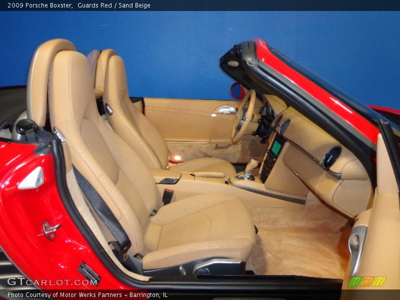 Guards Red / Sand Beige 2009 Porsche Boxster