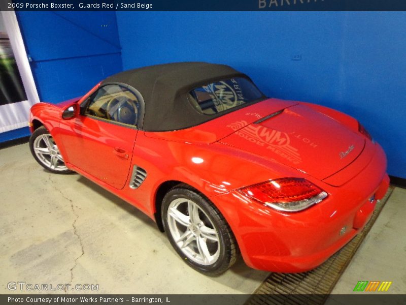 Guards Red / Sand Beige 2009 Porsche Boxster