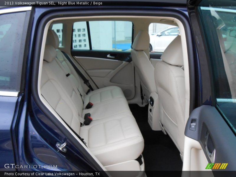 Night Blue Metallic / Beige 2013 Volkswagen Tiguan SEL