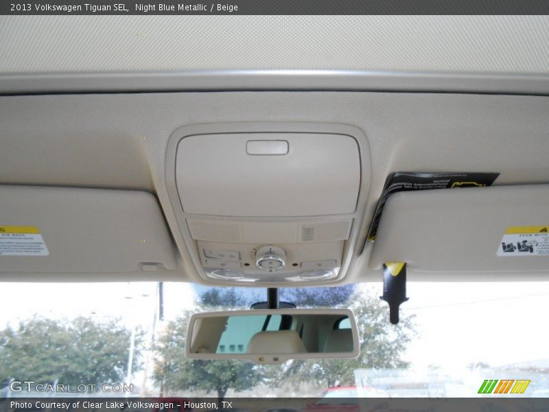 Night Blue Metallic / Beige 2013 Volkswagen Tiguan SEL