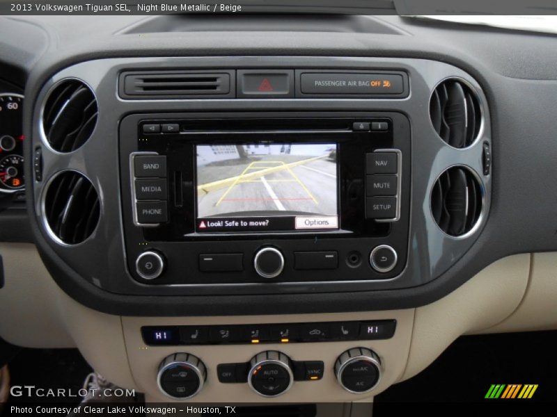 Night Blue Metallic / Beige 2013 Volkswagen Tiguan SEL