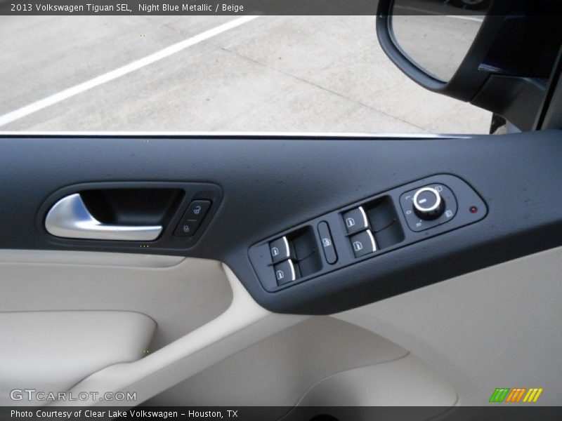 Night Blue Metallic / Beige 2013 Volkswagen Tiguan SEL