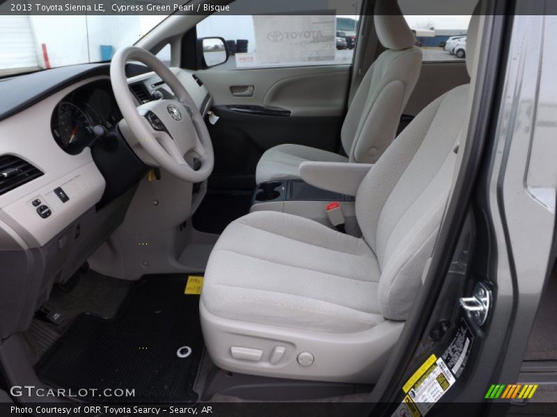 Cypress Green Pearl / Bisque 2013 Toyota Sienna LE