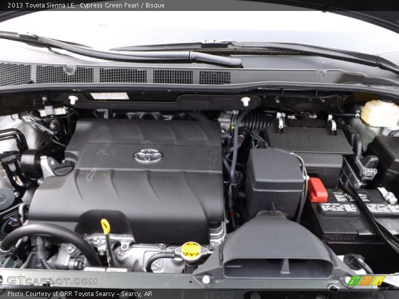 Cypress Green Pearl / Bisque 2013 Toyota Sienna LE